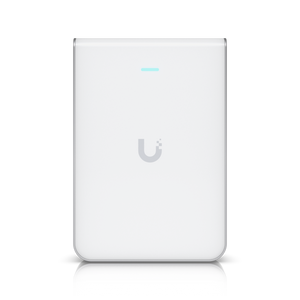 Ubiquiti, U7 Pro Wall, Wall-mounted WiFi 7 AP with 6 spatial streams and 6 GHz support tailored for home builders with seamless installation options (U7-Pro-Wall)